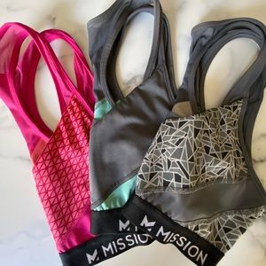 Mission sports bras